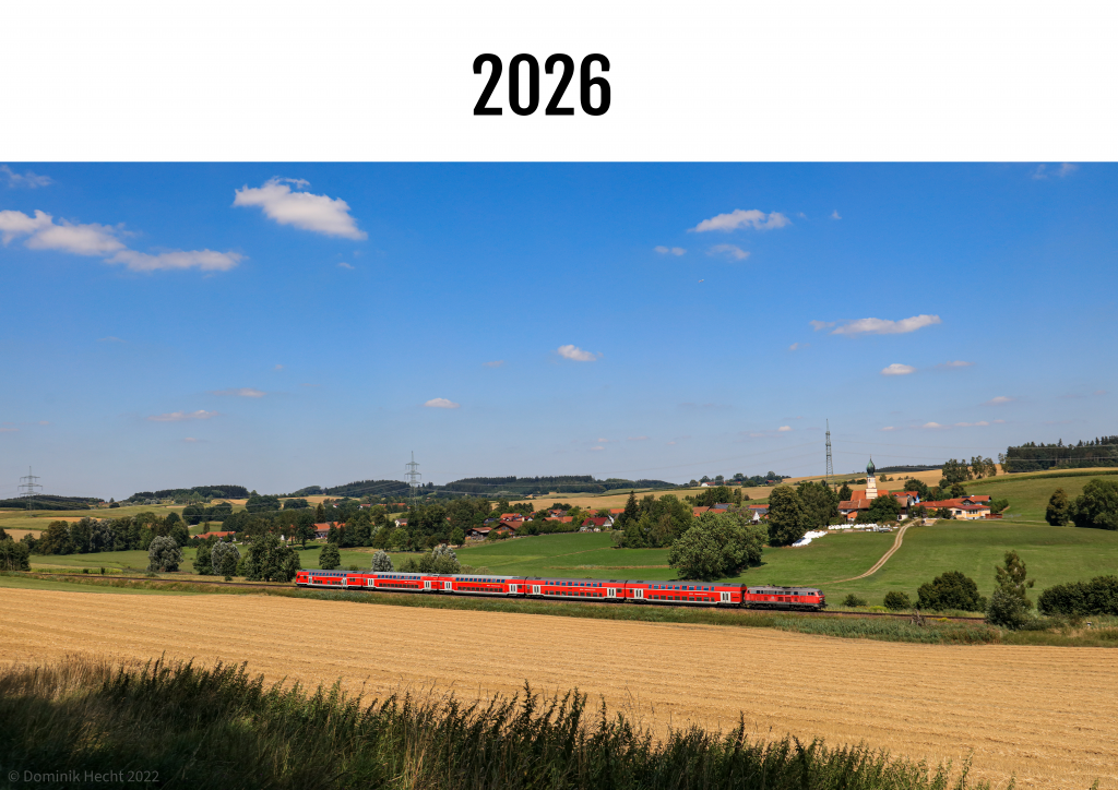 Eisenbahn Kalender 2026 [A3]