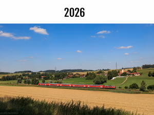 Eisenbahn Kalender 2026 [A3]