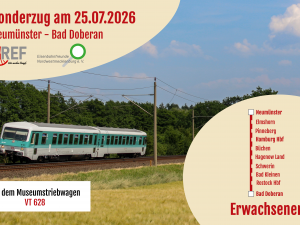 Fahrkarte Neumünster - Bad Doberan (Erwachsener) am 25. Juli 2026