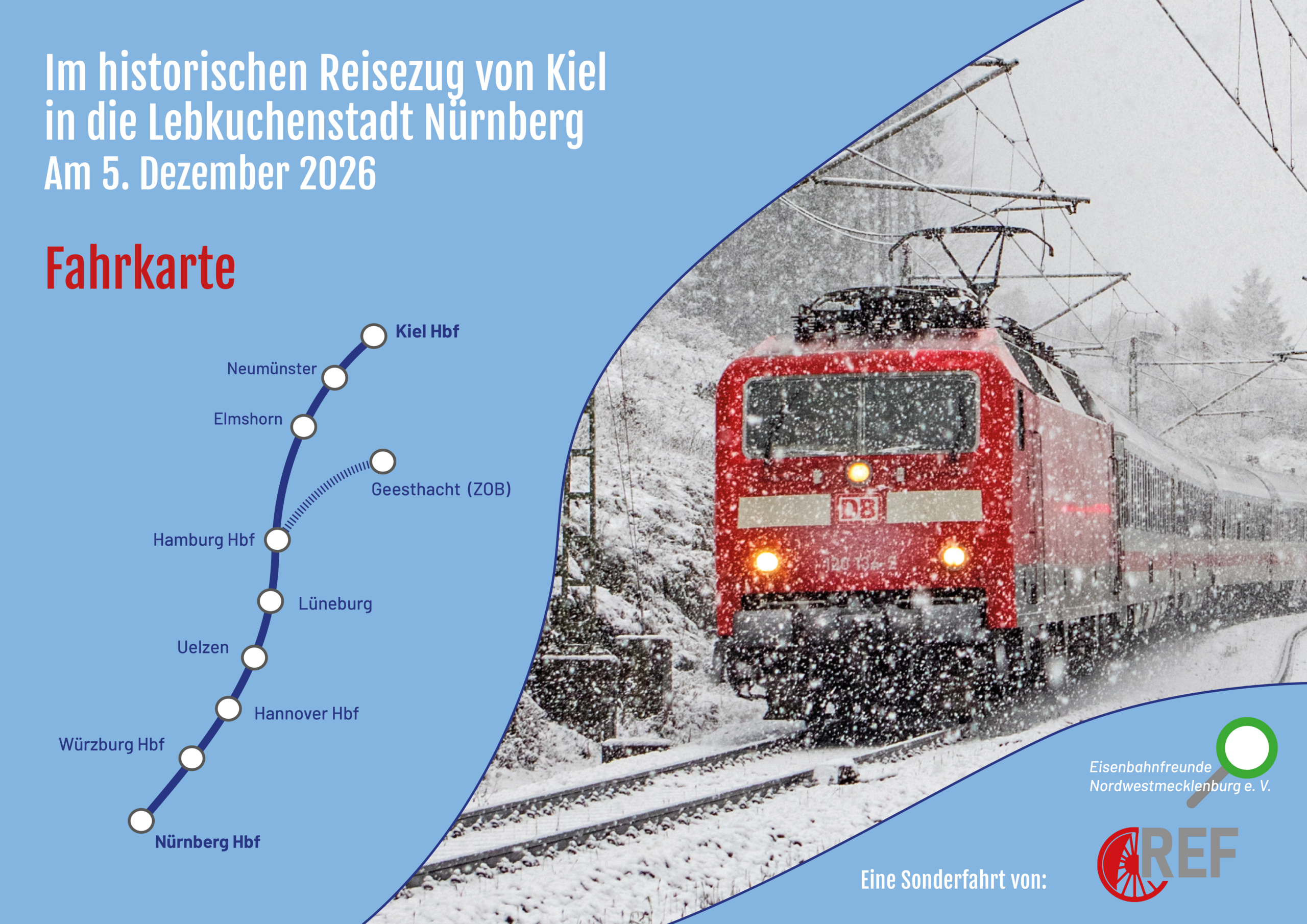 Fahrkarte Nikolausfahrt 5. Dezember 2026