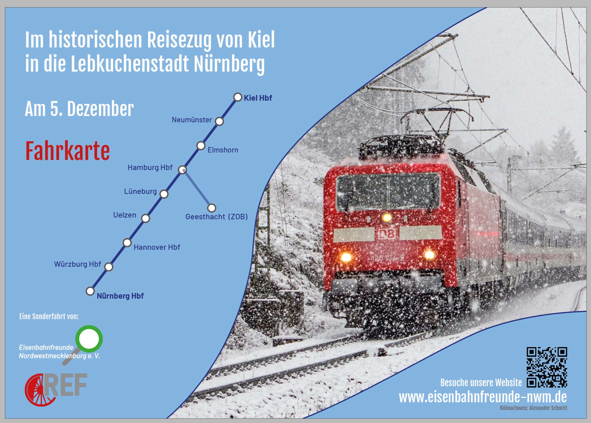 Fahrkarte Nikolausfahrt 5. Dezember 2026